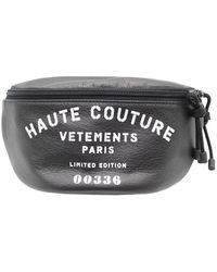 Vetements - Logo Printed Zipped Belt Bag - Lyst