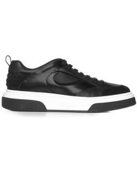 Ferragamo - Round-toe Lace-up Sneakers - Lyst