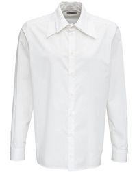 Valentino - Cotton Poplin Shirt - Lyst