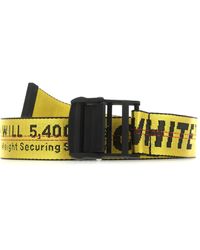 off white belt white and black