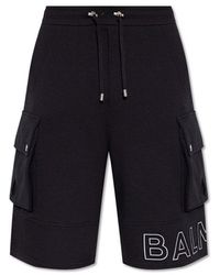 Balmain - Shorts With Logo - Lyst