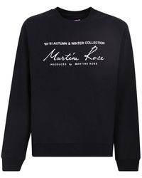 Martine Rose - Logo-print Cotton Sweatshirt - Lyst