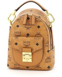 LOUIS VUITTON Lockme Backpack Mini ($2,035) ❤ liked on Polyvore featuring  bags, backpacks, louis vuitton backpack, rucksack …