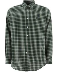 Givenchy - Checked Shirt In Poplin - Lyst