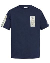 Iceberg - Logo Patch Crewneck T-Shirt - Lyst