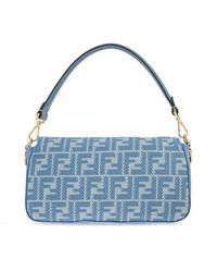 fendi-Blue-Baguette-Ff-