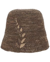 IBELIV - Floral Interwoven Hat - Lyst