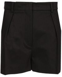 ショーツ SPORTMAX SHORTS UNICO 12 Unico 12 cotton-blend bermuda shorts in neutrals - Sportmax