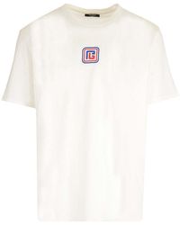 Balmain - White Pb T-shirt - Lyst