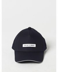 Emporio Armani - Logo-Patch Curved Peak Baseball Cap - Lyst