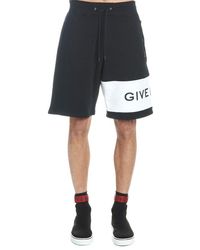 Givenchy - Logo Printed Drawstring Shorts - Lyst