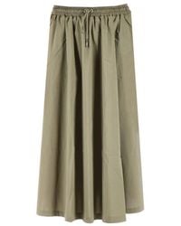 K-Way - Drawstring Pleat Detailed Skirt - Lyst
