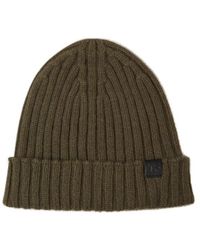 Tom Ford - Logo Patch Knitted Beanie - Lyst
