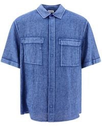 Burberry - Casual Short-Sleeved Linen Shirt - Lyst