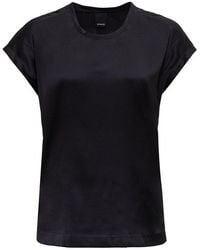 Pinko - Short Sleeved Crewneck T-shirt - Lyst