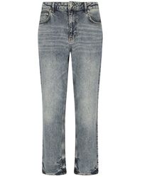 Represent - Bleached-effect Straight-leg Slim-cut Jeans - Lyst