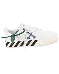 Off-White c/o Virgil Abloh Off- Low Vulcanized Sneakers - White