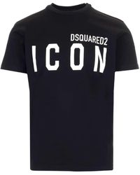 DSquared² Icon Print T-shirt - Black