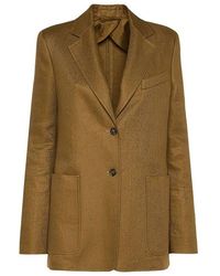 Max Mara - Guglia Single-Breasted Long-Sleeved Jacket - Lyst