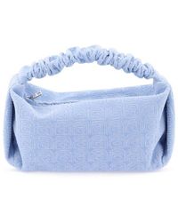 Alexander Wang Velvet Scrunchie Small Handbag - Blue