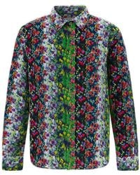 KENZO - All-over Floral Printed Long-sleeved Shirt - Lyst