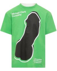 JW Anderson - X Michael Clark Printed Crewneck T-shirt - Lyst