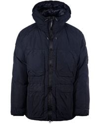 C.P. Company - Hooded Puffer Jacket - Lyst