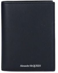 Alexander McQueen Bifold Card Holder - Black