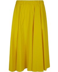 Aspesi - Flared Midi Skirt - Lyst