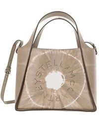 Stella McCartney - Printed Logo Perforated Tote Bag - Lyst