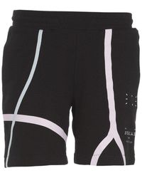 McQ - Pattern-printed Elasticated Waistband Shorts - Lyst