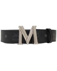 MCM - Monogram Logo Buckled Belt - Lyst