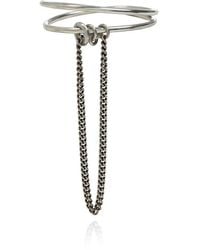Ann Demeulemeester - Bracelet With Decorative Chain - Lyst