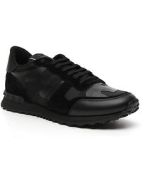 valentino trainers black camo
