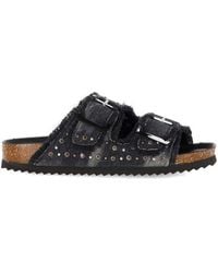 Colors Of California - Studded Slide Sandals - Lyst