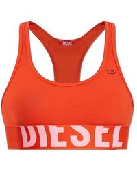 DIESEL - Race-Bralette-Xl-D-Pop Bikini Top - Lyst