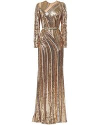Elie Saab - Sequined Tulle Gown - Lyst