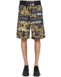Versace - Bermuda Shorts With Garland Print - Lyst