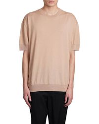 Jil Sander - Short-sleeved Knitted T-shirt - Lyst