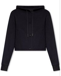 Theory - Button-Up Hooded Drawstring Jacket - Lyst