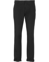 Dondup - Low-rise Turn-up Hem Trousers - Lyst