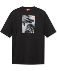 DIESEL - T-boxt-k4 Tattoo Glove Printed T-shirt - Lyst