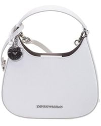 Emporio Armani - Logo Lettering Charm Mini Shhoulder Bag - Lyst