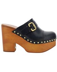 Chloé - Jeannette Wedge Clogs - Lyst