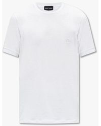 Giorgio Armani - T-shirt With Logo, - Lyst