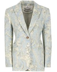 Vivienne Westwood - Jackets Light Blue - Lyst