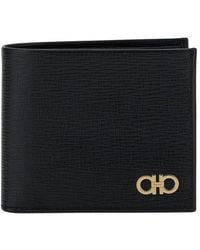 Ferragamo - Gancini Bi-Fold Wallet - Lyst