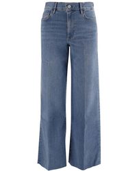 FRAME - Le Slim Palazzo Jeans - Lyst