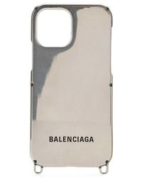 Balenciaga - Logo Chain Iphone 12 Case - Lyst