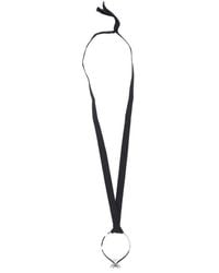MM6 by Maison Martin Margiela - Ring-shaped Pendant Necklace - Lyst
